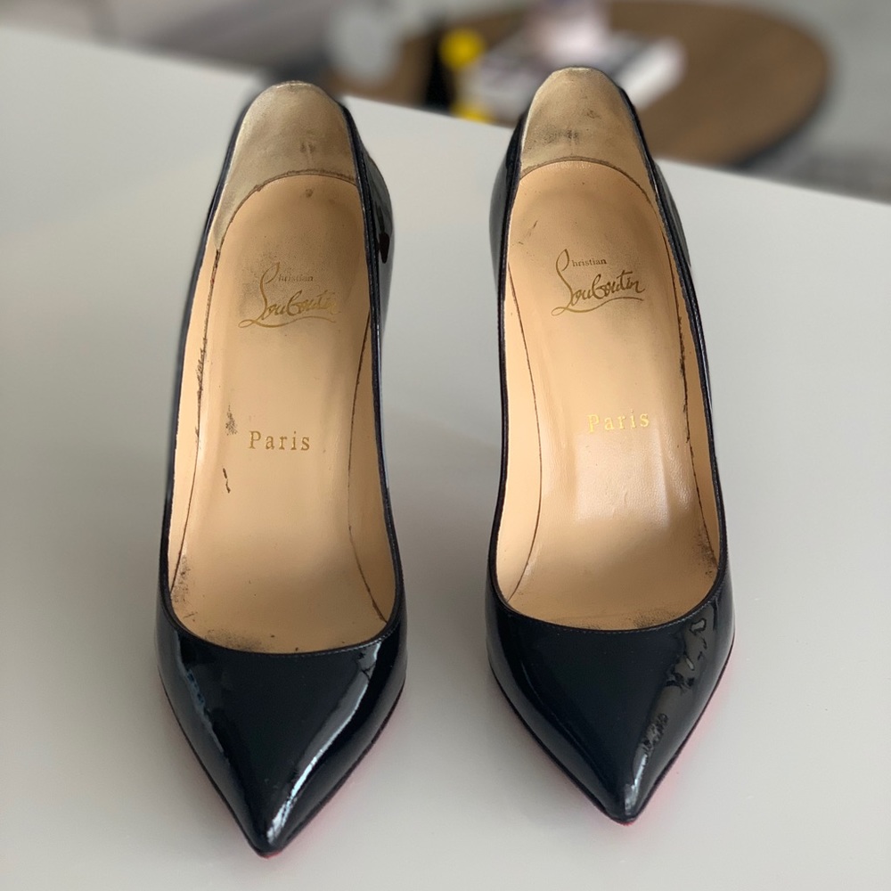 Pigalle Follies Louboutin black heels 37.5